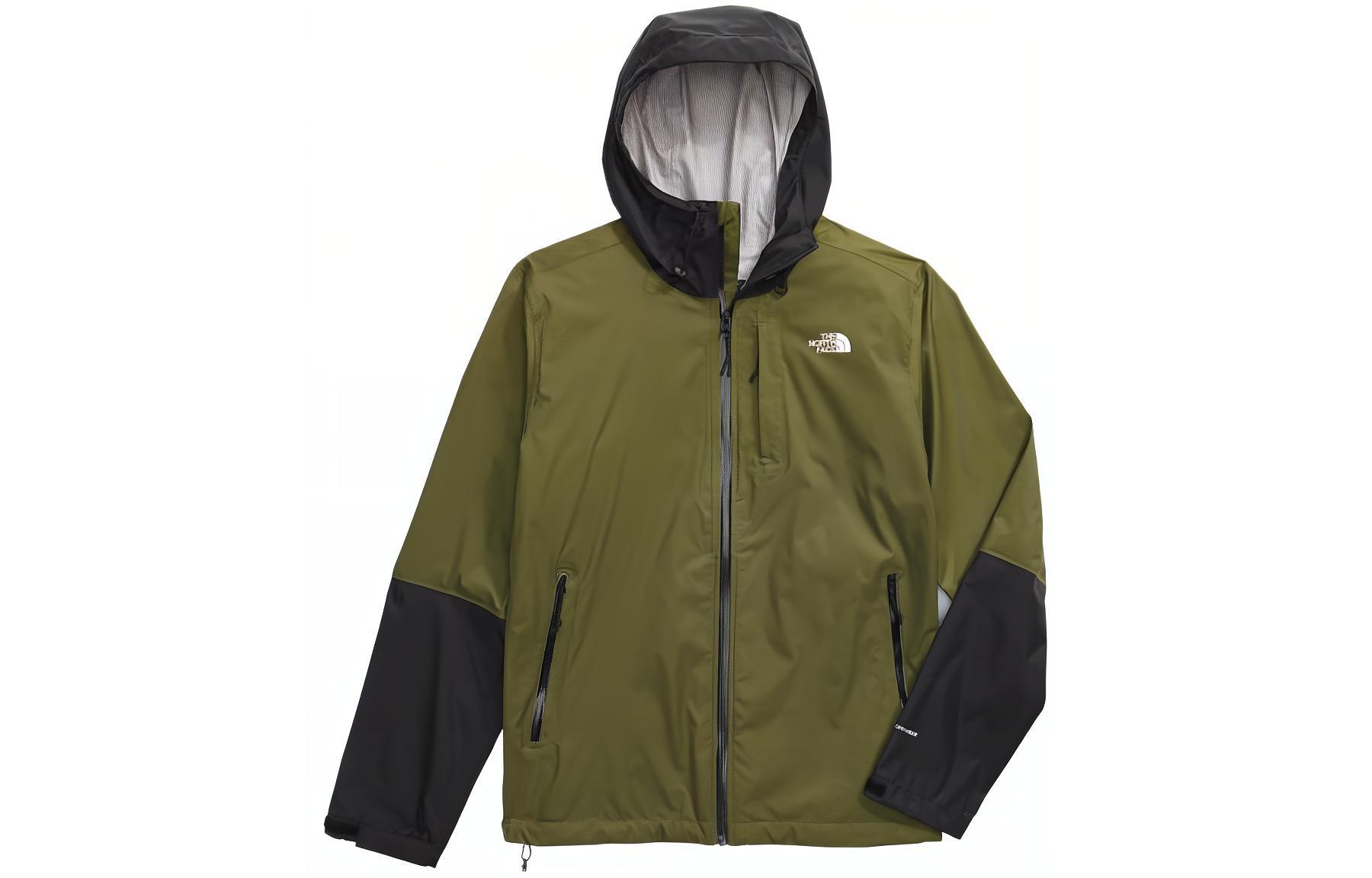 The North Face Alta Vista Colorblock Waterproof Windproof Jacket Olive/Black NF0A7QAW-RMO