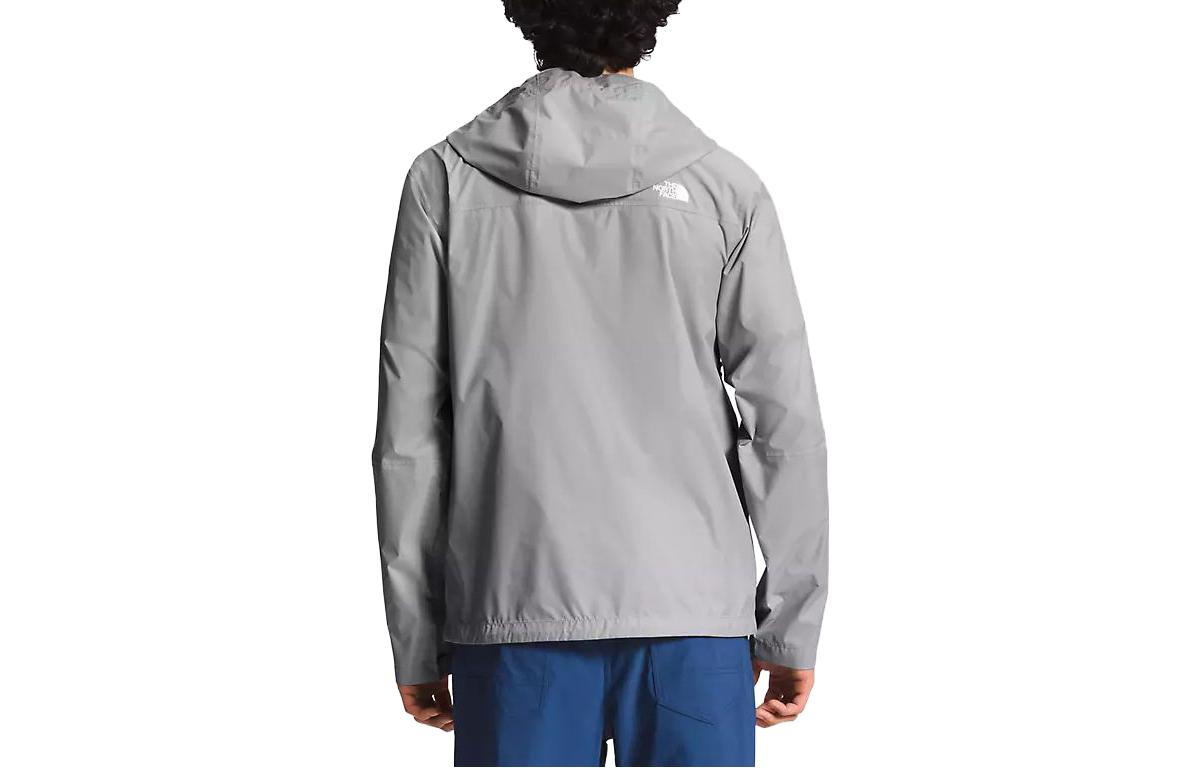TNF Alta Vista Grey Logo Print Waterproof Jacket Hoodie Mens NF0A7QAW-A91 圖 3