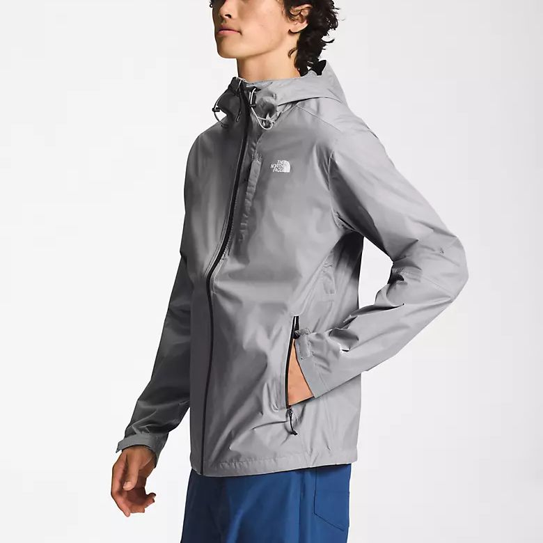TNF Alta Vista Grey Logo Print Waterproof Jacket Hoodie Mens NF0A7QAW-A91 圖 4