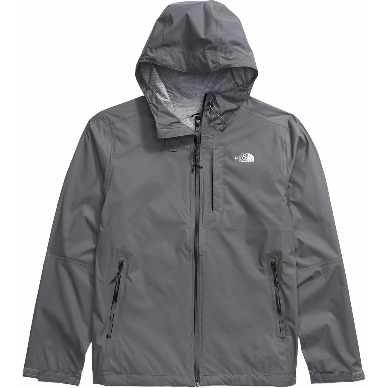 TNF Alta Vista Logo Print Hooded Jacket Smoked Pearl NF0A7QAW-0UZ