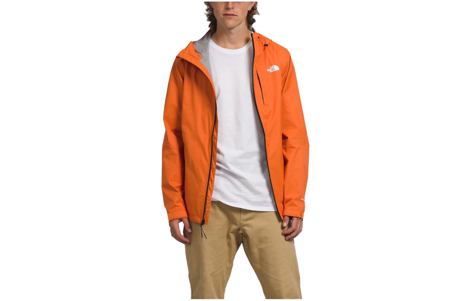 TNF Alta Vista Logo Zip Hoodie Jacket Men’s Orange NF0A7QAW-I0M