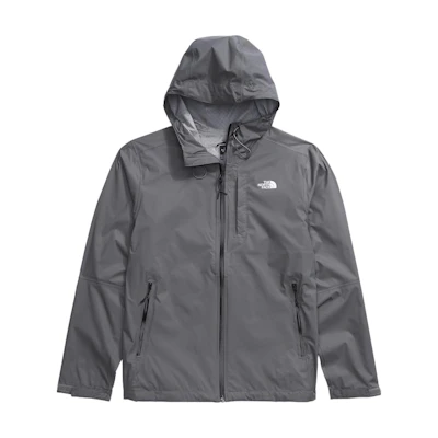 TNF Alta Vista Solid Color Hooded Zip Jacket Grey NF0A7QAW-4GU