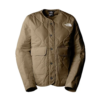 TNF Ampato Quilted Collarless Jacket Unisex Brown NF0A83ID-173