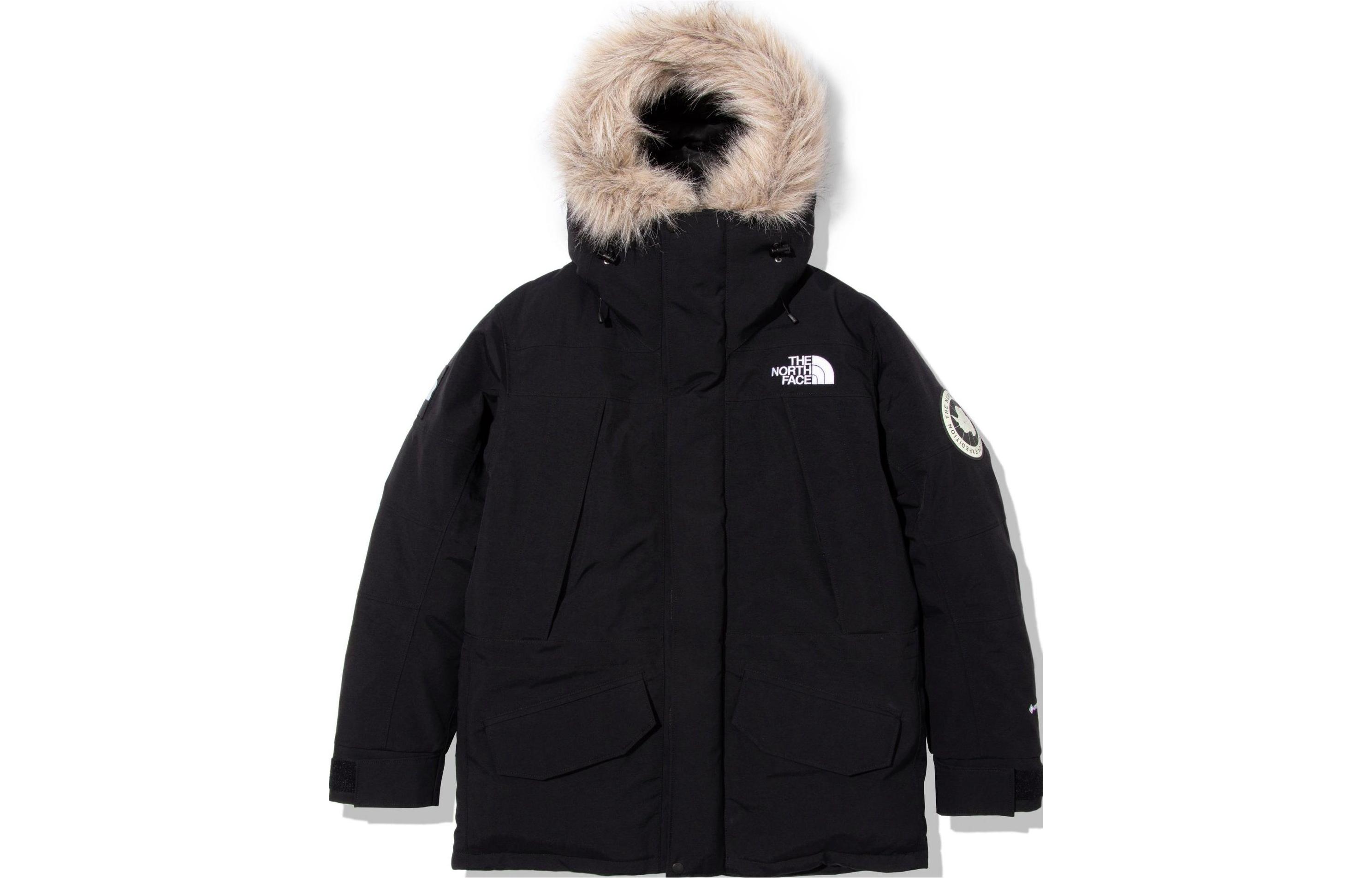 The North Face Antarctica Parka Black Detachable Fur Hood Down Jacket Unisex ND92238K