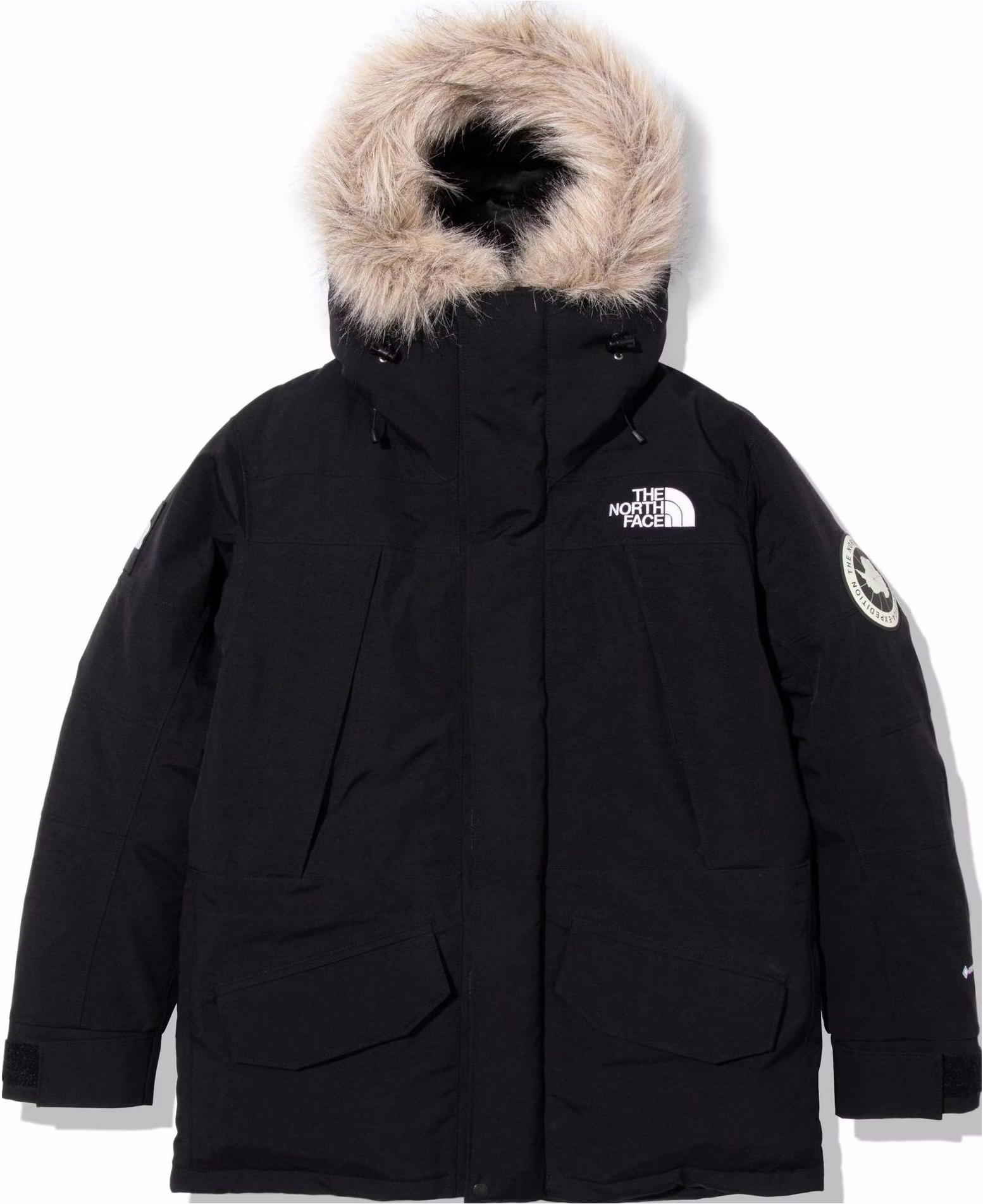 the-north-face-antarctica-parka-black-detachable-fur-hood-down-jacket-unisex-nd-92238-k