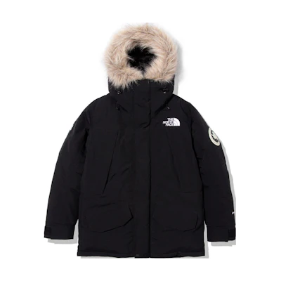 TNF Antarctica Parka Black Detachable Fur Hood Down Jacket Unisex ND92238K
