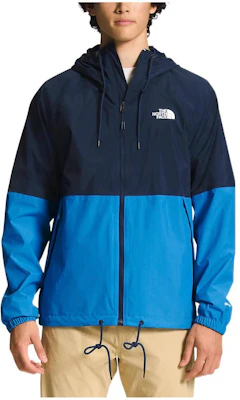 The North Face Antora Jaket Zip Hoodie Lelaki Hitam Biru Logo Print Colorblock NF0A7QF3-TK5 Shop The North Face Antora Jaket Zip Hoodie Lelaki Hitam Biru Logo Print Colorblock NF0A7QF3-TK5