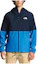 Shop The North Face Antora Jaket Zip Hoodie Lelaki Hitam Biru Logo Print Colorblock NF0A7QF3-TK5