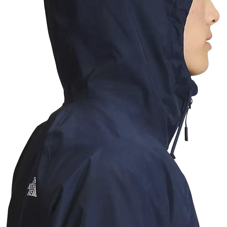 Details for The North Face Antora Jaket Zip Hoodie Lelaki Hitam Biru Logo Print Colorblock NF0A7QF3-TK5