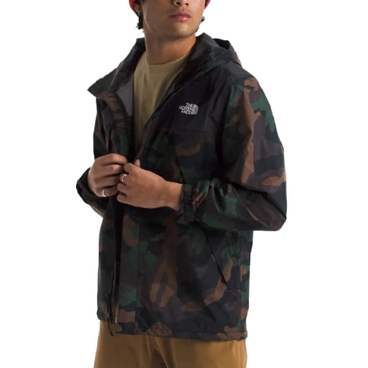 TNF Antora Black Camo Logo Embroidered Outdoor Hooded Jacket NF0A7QEY-5IV 圖 5