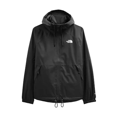 TNF Antora Black Waterproof Breathable Hooded Jacket NF0A7QF3-JK3