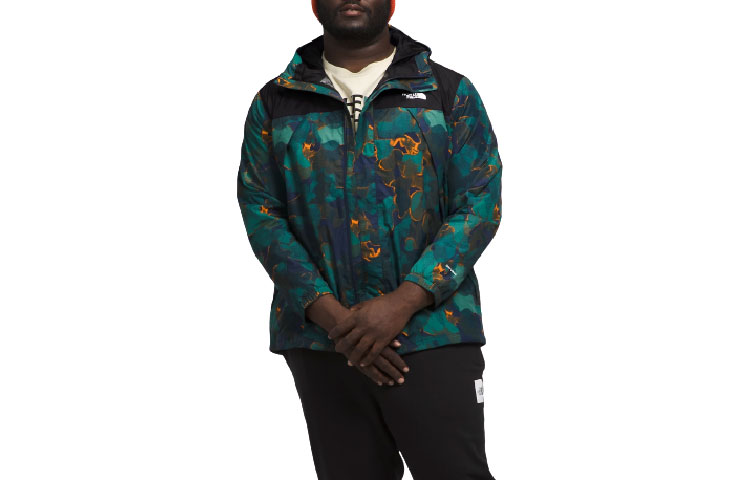 TNF Antora Camouflage Waterproof Windbreaker Jacket - NF0A84K1-O27