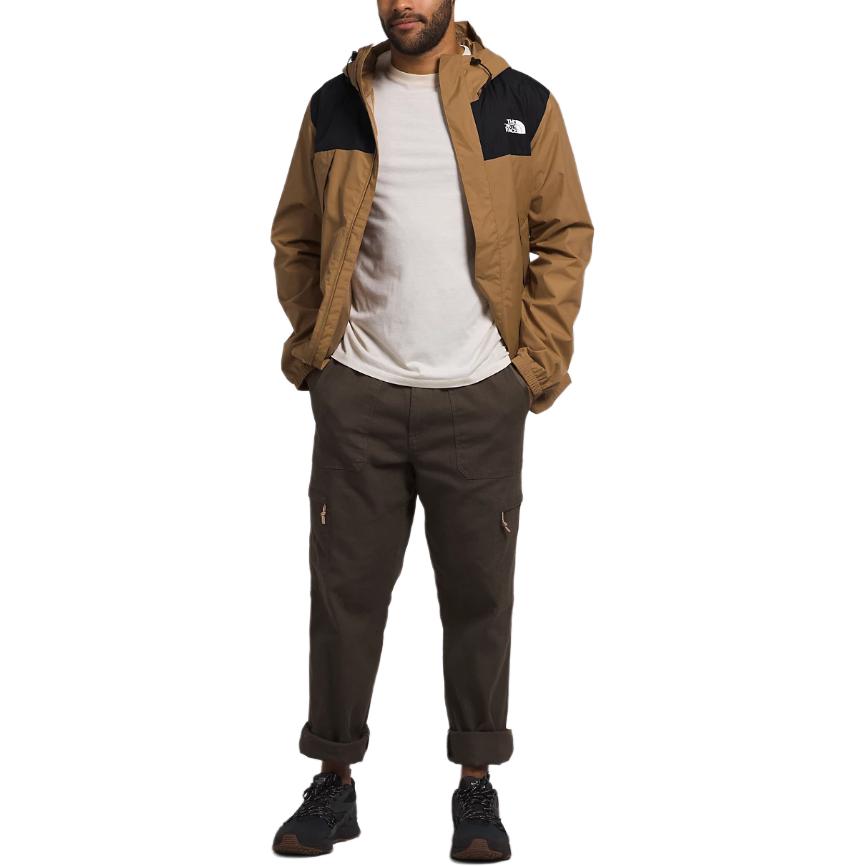 TNF Antora Colorblock Hooded Zip Jacket Brown Outerwear NF0A7QEY-YW2 圖 4