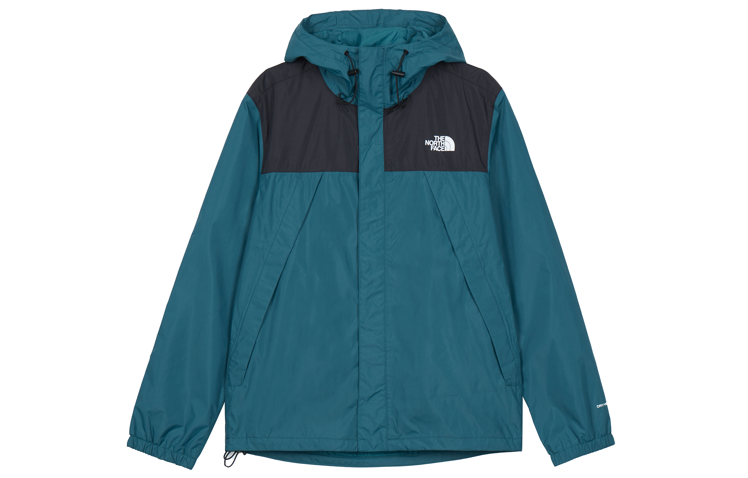 TNF Antora Colorblock Logo Print Zip Hoodie Jacket Coral Blue Men NF0A7QEY-HDU