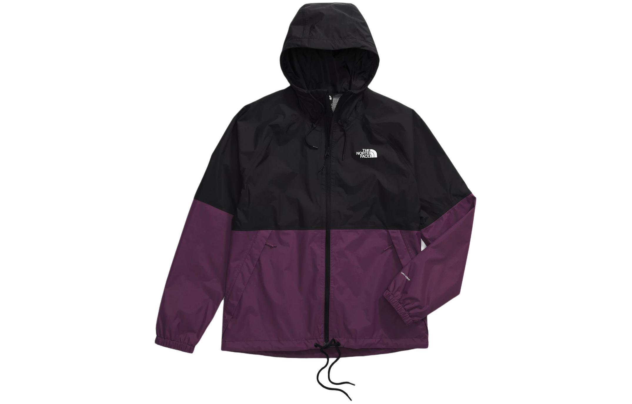 TNF Antora Colorblock Waterproof Windproof Jacket Black Currant Purple NF0A7QF3-AUG
