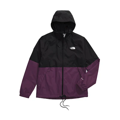 TNF Antora Colorblock Waterproof Windproof Jacket Black Currant Purple NF0A7QF3-AUG