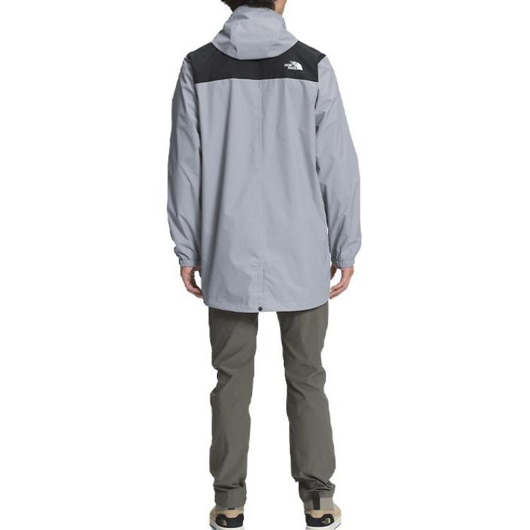 TNF Antora Colorblock Windproof Waterproof Hooded Jacket Grey Men NF0A7ZUB-0GY 圖 6