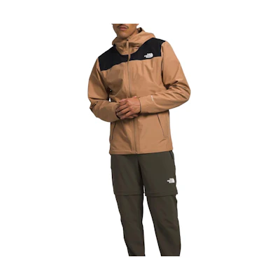 TNF Antora FUTURELIGHT Jacket Almond Butter Hooded Zip Jacket NF0A7QB2-KOM