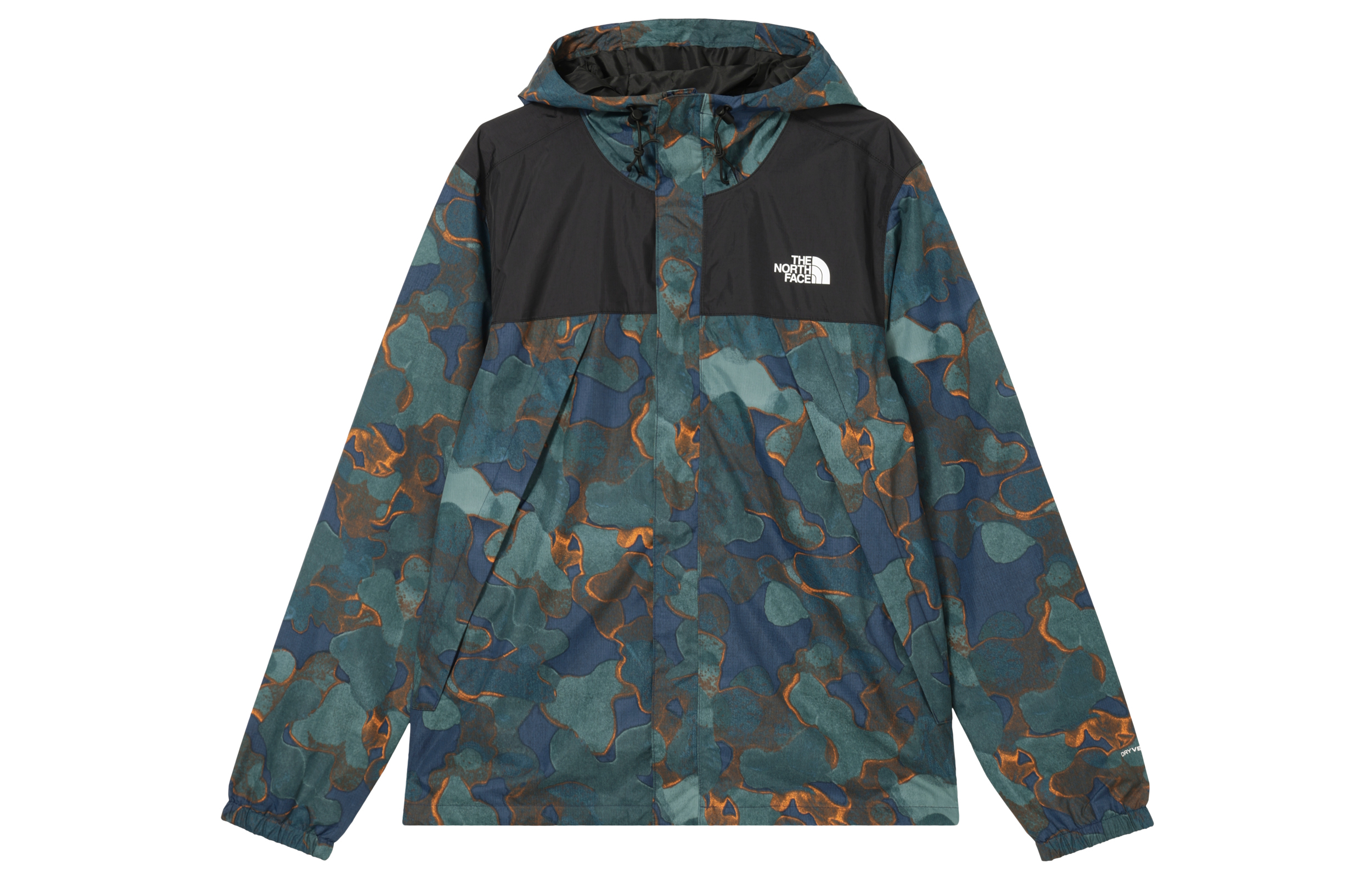 TNF Antora Graphic Logo Print Waterproof Jacket Green NF0A7QEY-O27