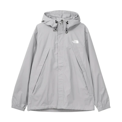 TNF Antora Letter Print Hooded Jacket Grey NF0A7QEYA91-grey