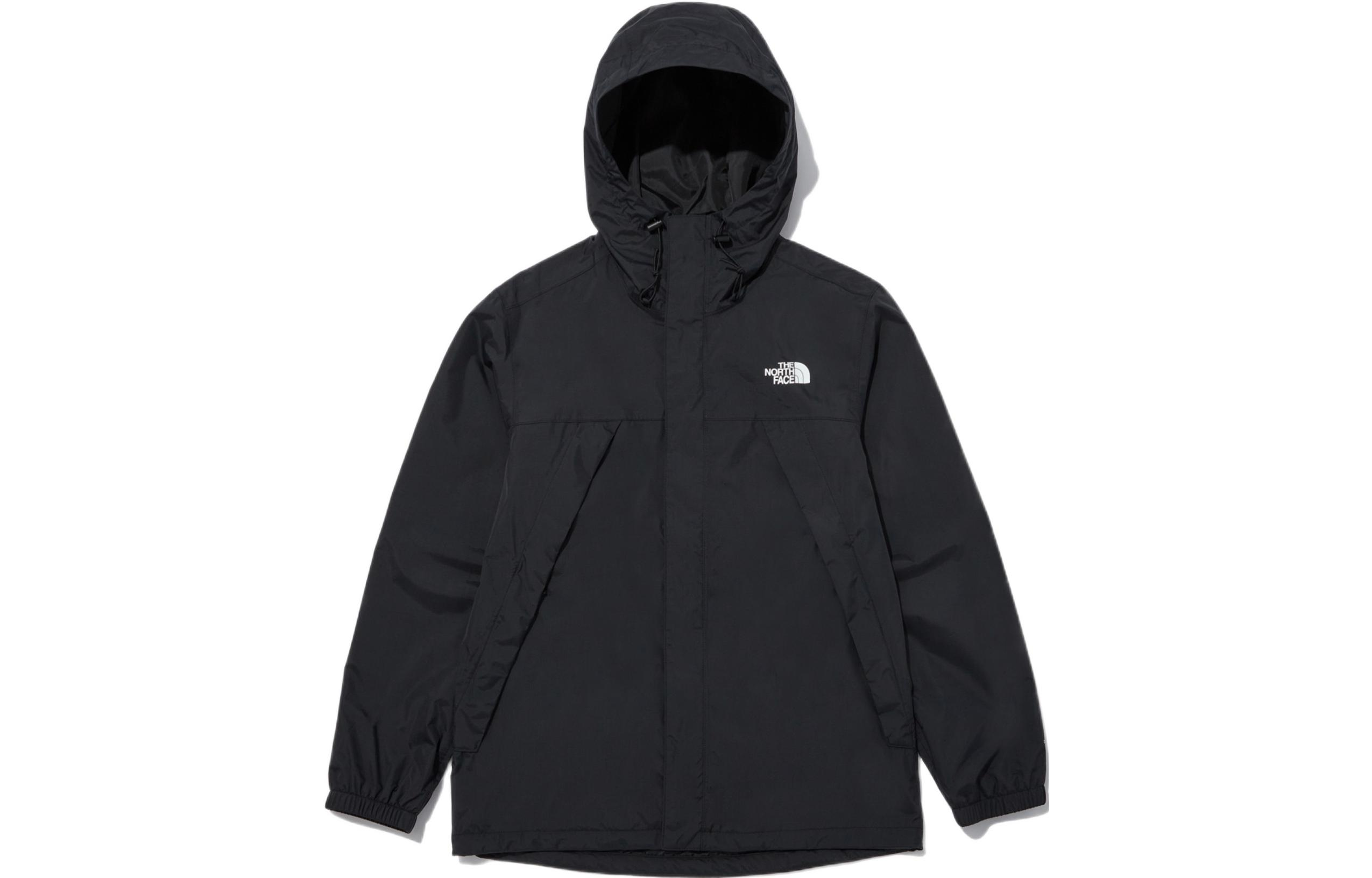 TNF Antora Logo Black Hoodie Jacket NJ2HN71A