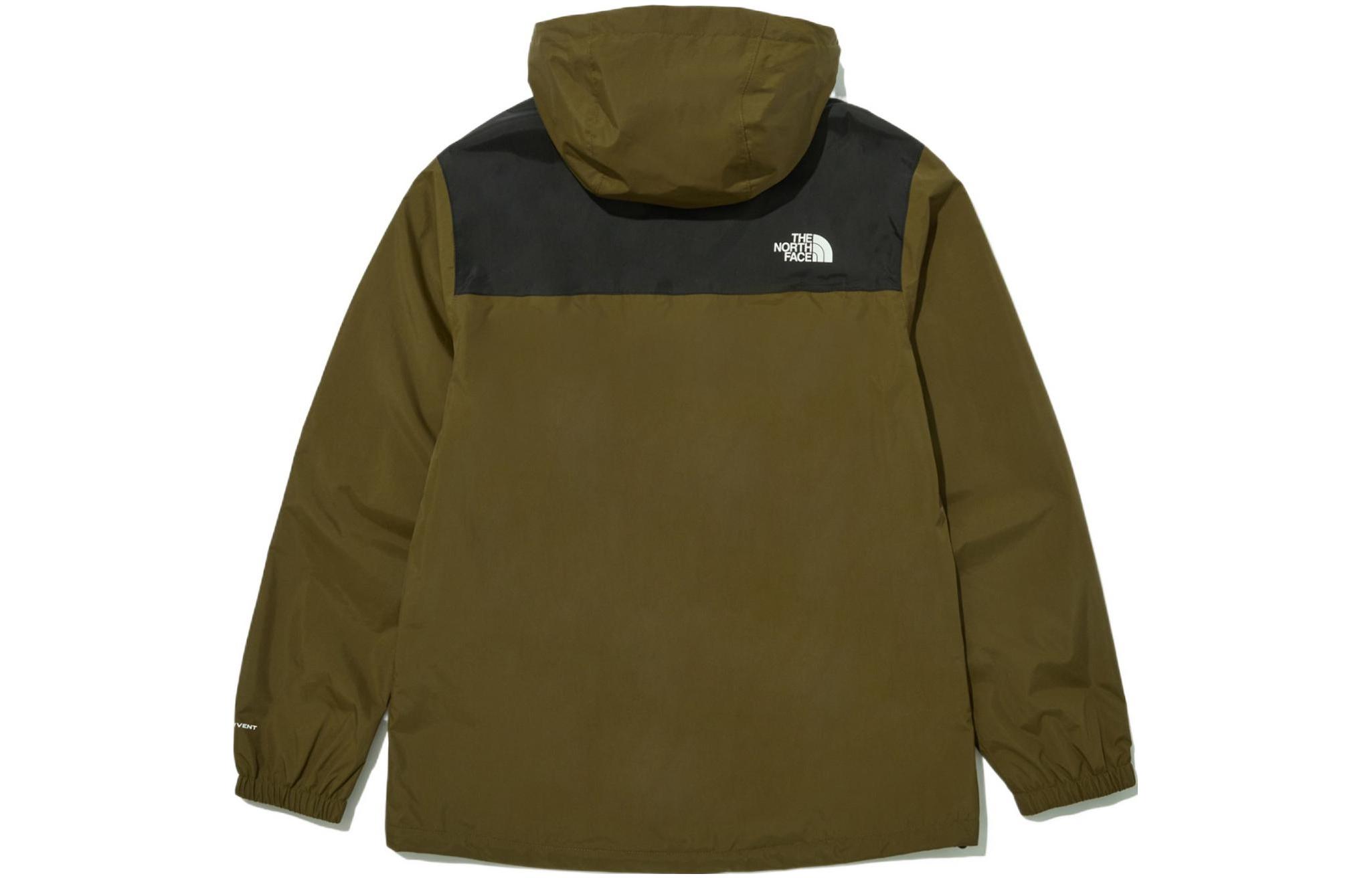 TNF Antora Logo Print Green Zip Hoodie Jacket Unisex NJ2HN71B 圖 3