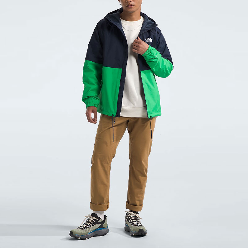 TNF Antora Men’s Colorblock Waterproof Windproof Jacket Navy/Green NF0A7QF3-TO6 圖 3