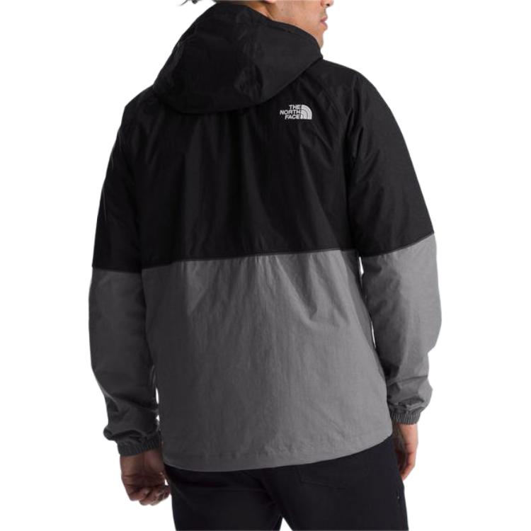 TNF Antora Men’s Waterproof Hooded Jacket Black/Grey Colorblock NF0A86PC-RPI 圖 4