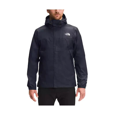 TNF Antora Solid Logo Waterproof Hooded Jacket Navy Blue Men’s NF0A7QEY-RG1