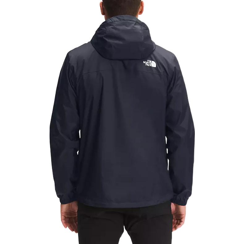 Shop The North Face Antora Jaket Waterproof Logo Solid Navy Blue Pria NF0A7QEY-RG1