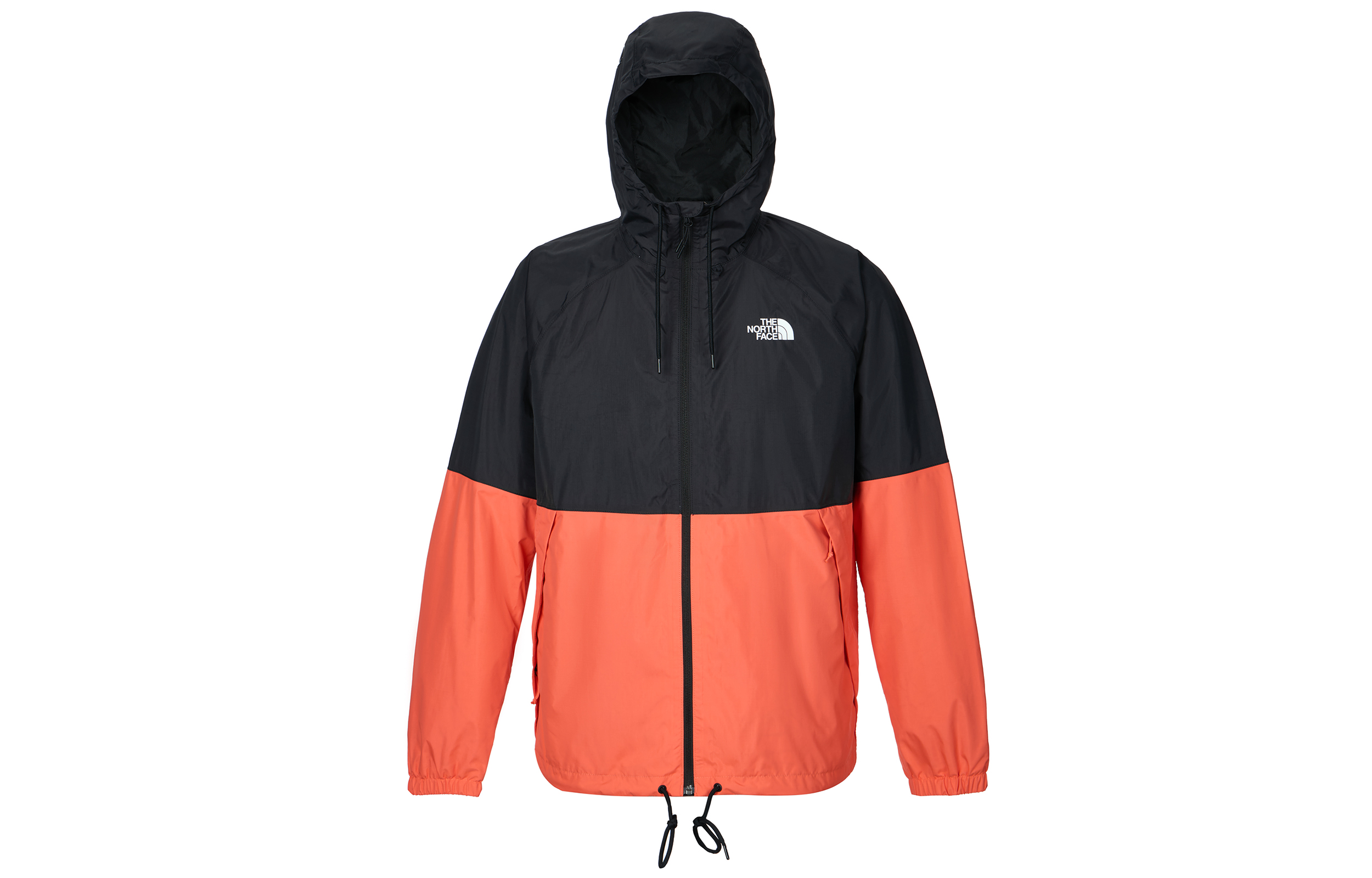 TNF Antora Waterproof Breathable Logo Hooded Jacket Orange/Black NF0A7QF3-UV1