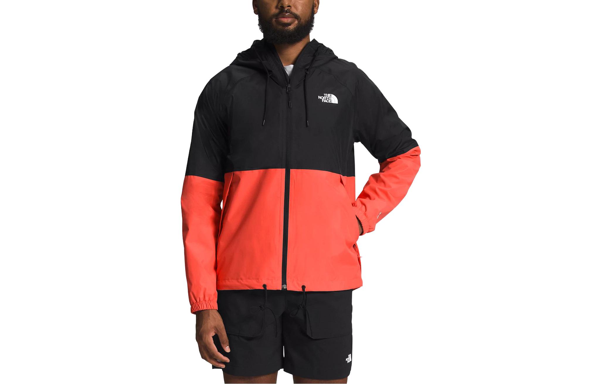 TNF Antora Waterproof Breathable Logo Hooded Jacket Orange/Black NF0A7QF3-UV1 圖 2