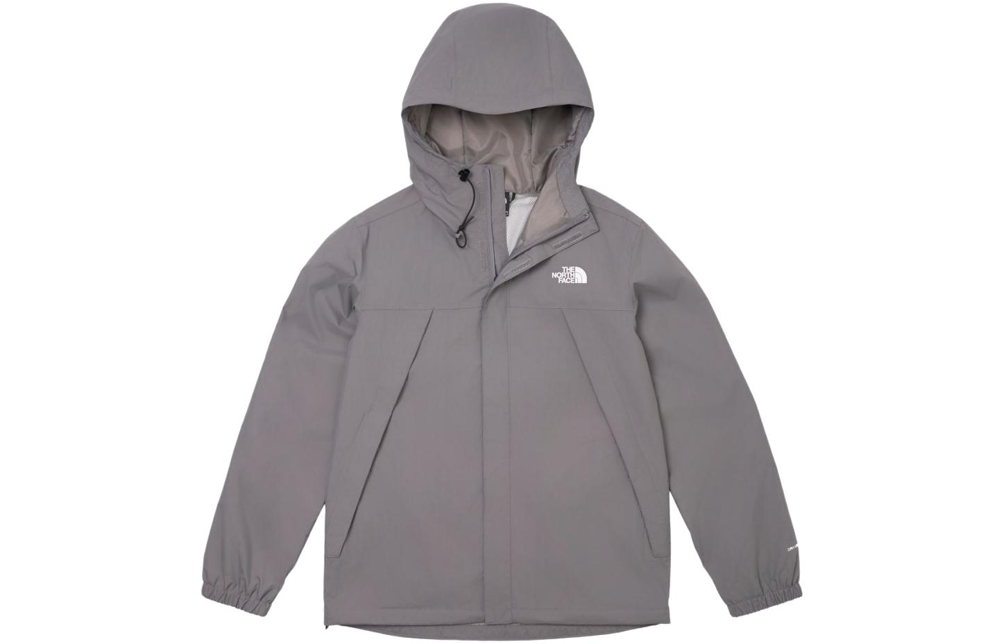 TNF Antora Waterproof Hooded Jacket Grey with Logo Print NF0A7QOH-0UZ 圖 2
