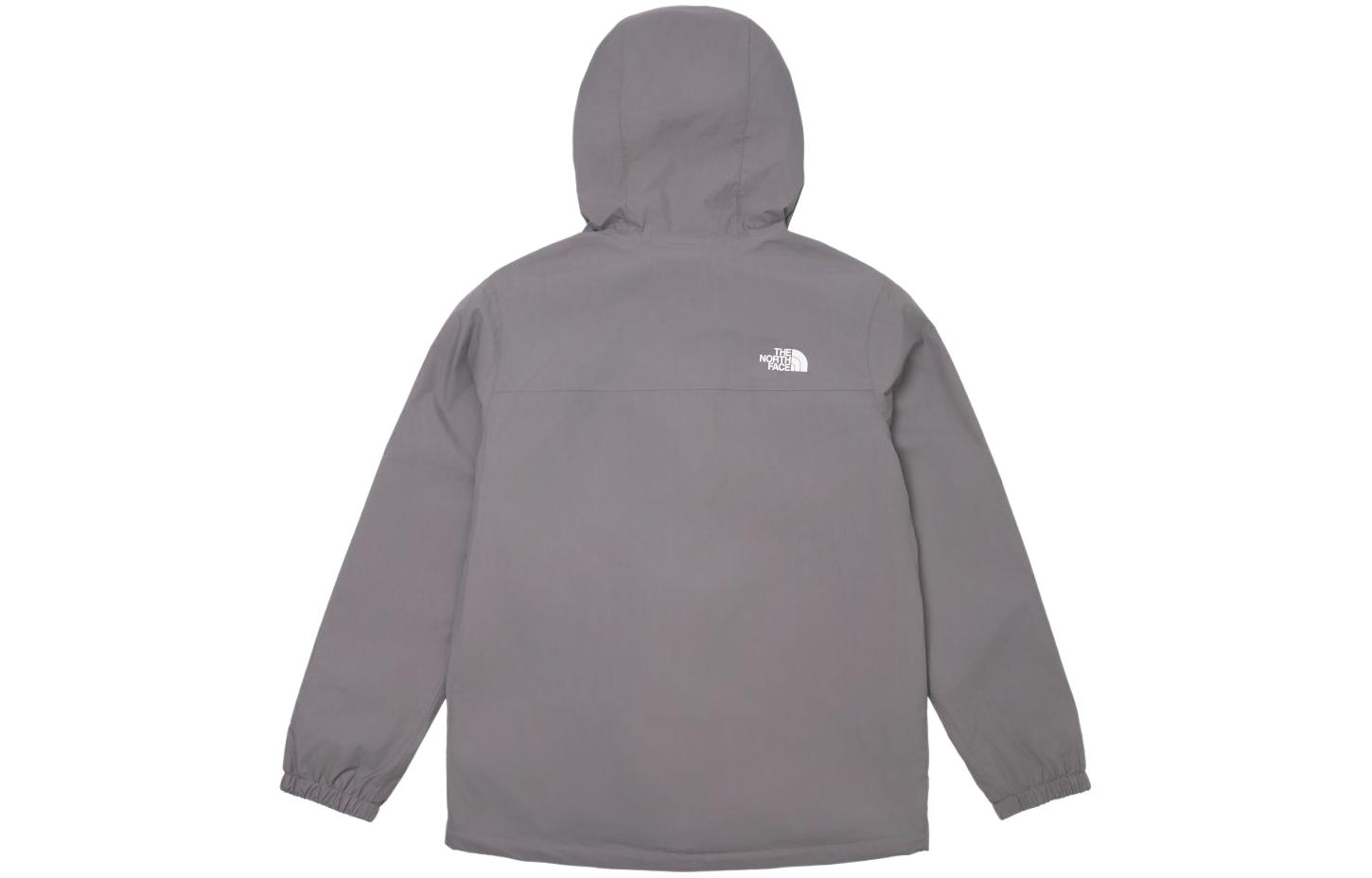 TNF Antora Waterproof Hooded Jacket Grey with Logo Print NF0A7QOH-0UZ 圖 3