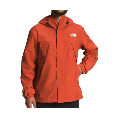 TNF Antora Waterproof Logo Hooded Jacket Orange NF0A7QEY-LV4