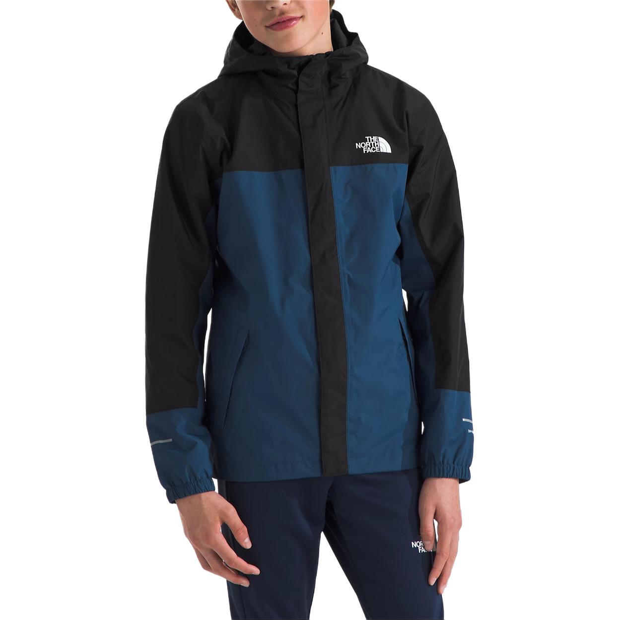 TNF Antora Waterproof Logo Hoodie Jacket Navy Blue Youth NF0A8A48-HDC 圖 3