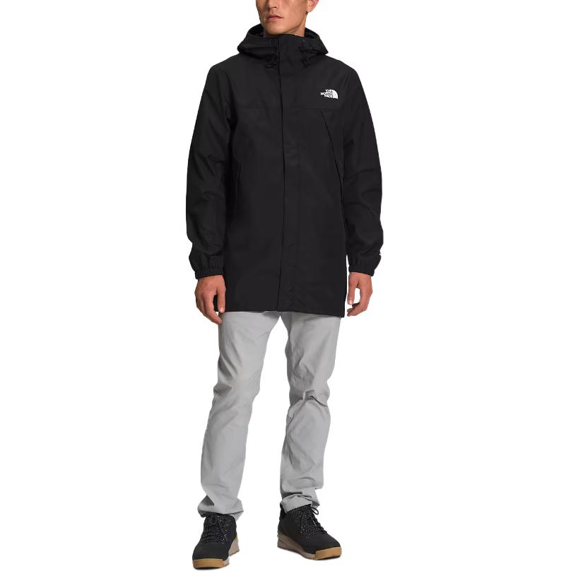 TNF Antora Waterproof Windbreaker Jacket with Logo Print NF0A7ZUB-JK3