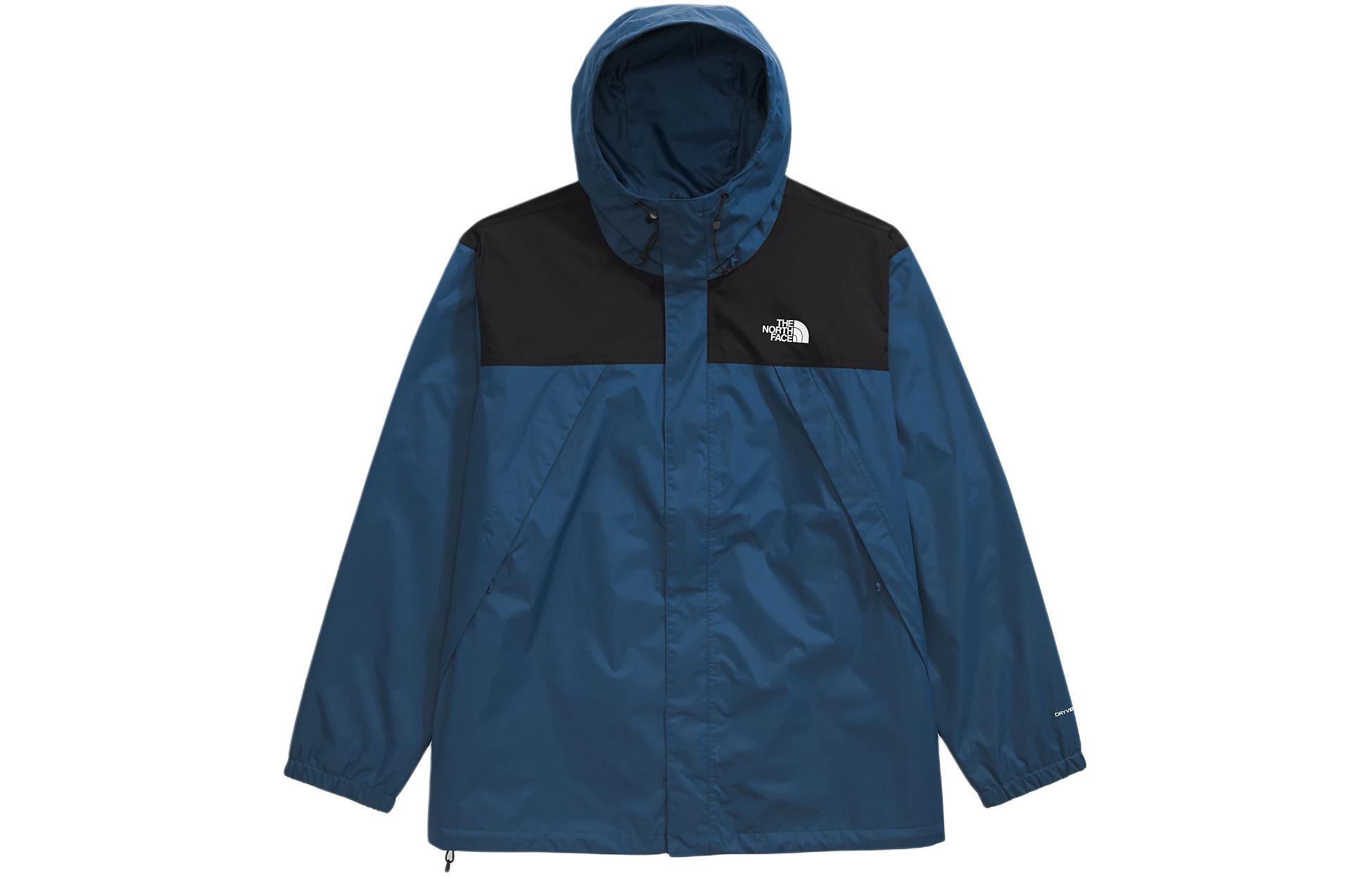 TNF Antora Waterproof Windbreaker Jacket - Dark Blue NF0A84K1-MPF