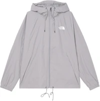 The North Face Antora Waterproof Windproof Logo Print Hooded Jacket Grey NF0A7QF3-A91 The North Face Antora Waterproof Windproof Logo Print Hooded Jacket Grey NF0A7QF3-A91