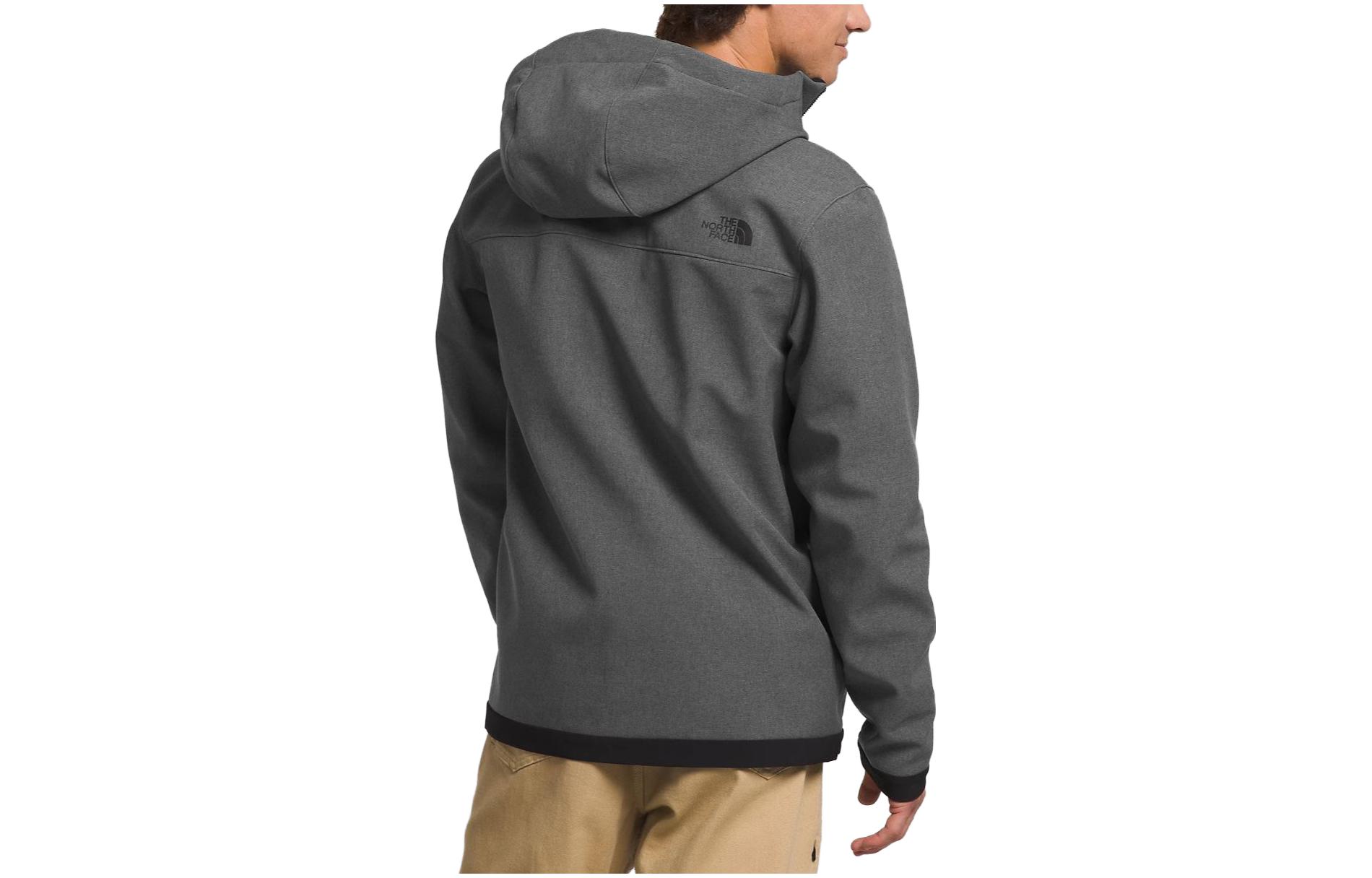 Lookbook 北面 Apex Bionic 3 防水防风灰色连帽夹克 NF0A84HS-DYZ