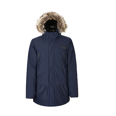 TNF Arctic Parka GTX Solid Blue Hooded Jacket NF0A84I3-8K2