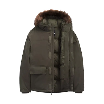 TNF Arctic Waterproof Down Parka, Army Green Winter Jacket NF0A5GD8-21L
