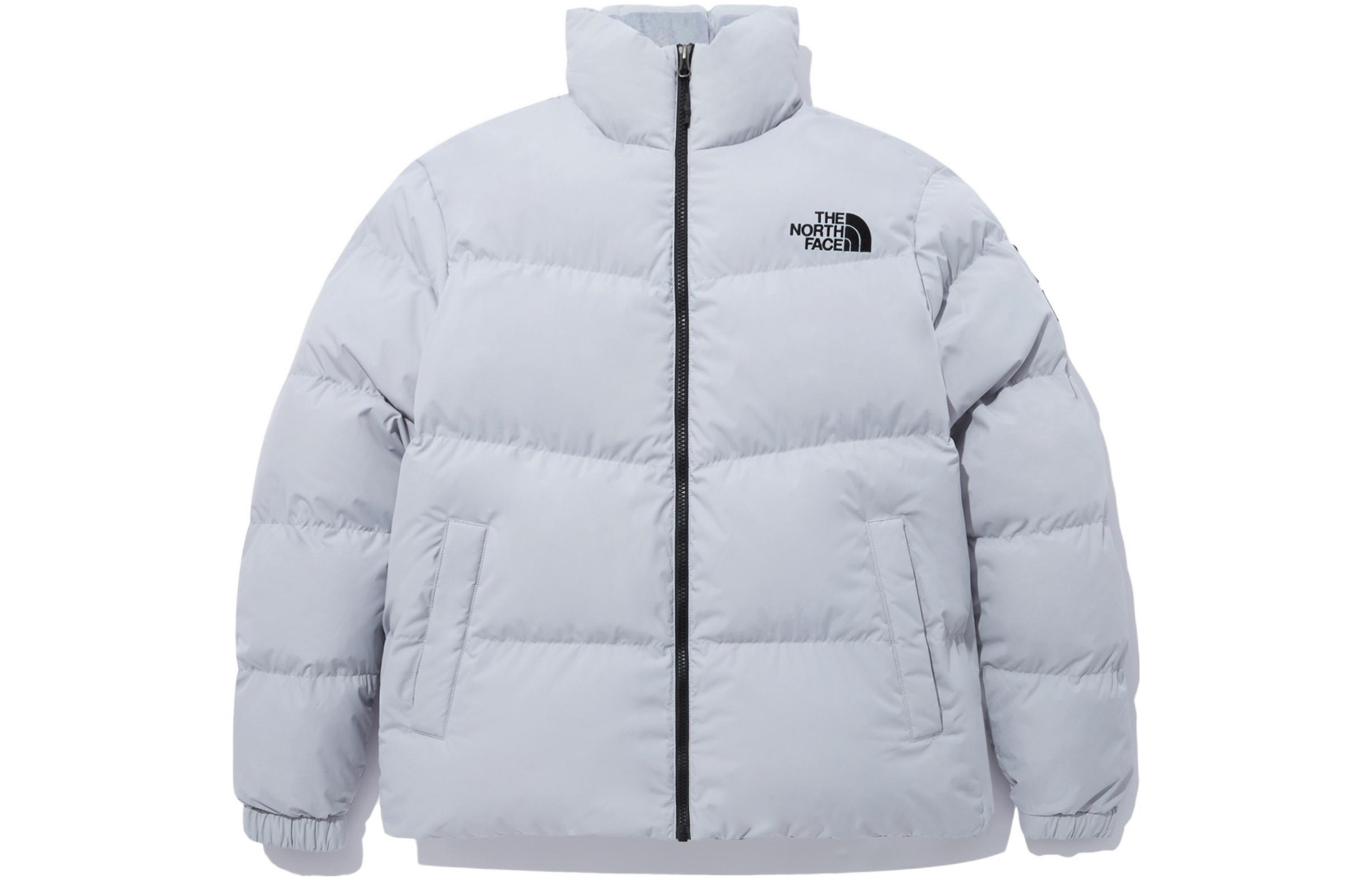 The North Face Aspen Ex On Ball Jacket Light Grey Unisex Puffer Coat NJ3NN61B