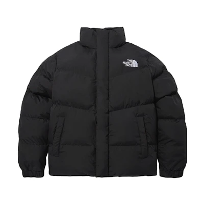 TNF Aspen On Solid Logo Stand Collar Jacket Winter Unisex Black NJ3NN71A