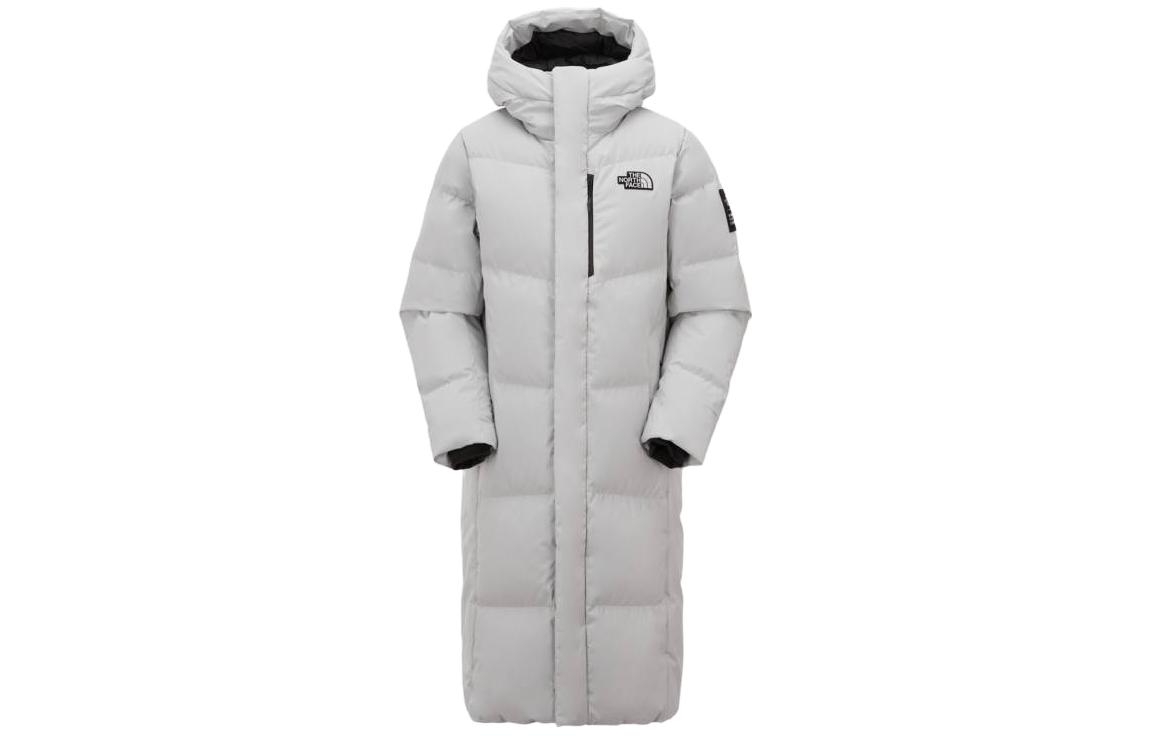 The North Face Aspen Solid Logo Longline Hoodie Jacket Men’s Light Grey NC2DP65B