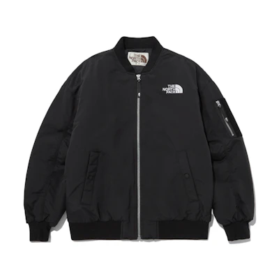 TNF Ayden Ex Heat Black Bomber Jacket - Unisex Windproof Insulated NJ3NN57J