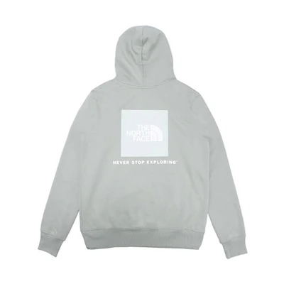 TNF Back Logo Print Hoodie Light Grey NF0A4761-HDF