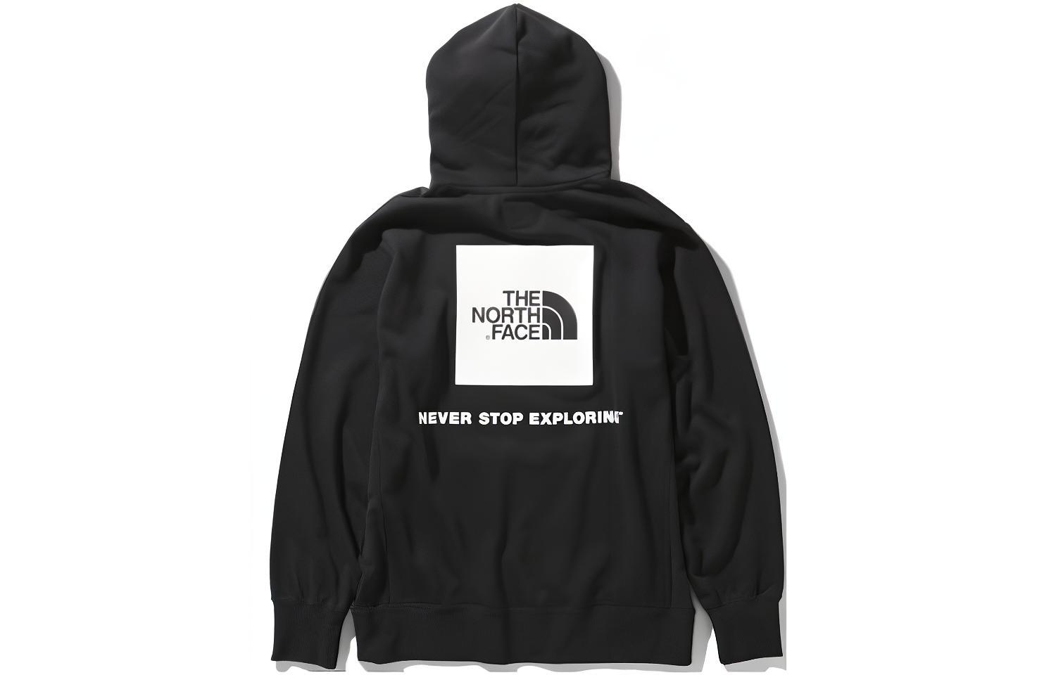 TNF Back Square Logo Hoodie Black (Unisex, Japanese Edition) NT12034-K
