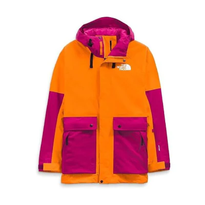 TNF Balfron Colorblock Waterproof Windbreaker Jacket Orange Men NF0A4QXC-1K7