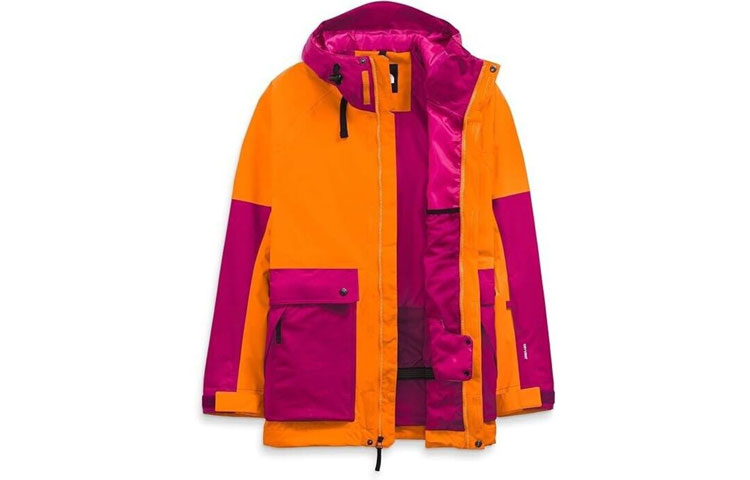 TNF Balfron Colorblock Waterproof Windbreaker Jacket Orange Men NF0A4QXC-1K7 圖 3